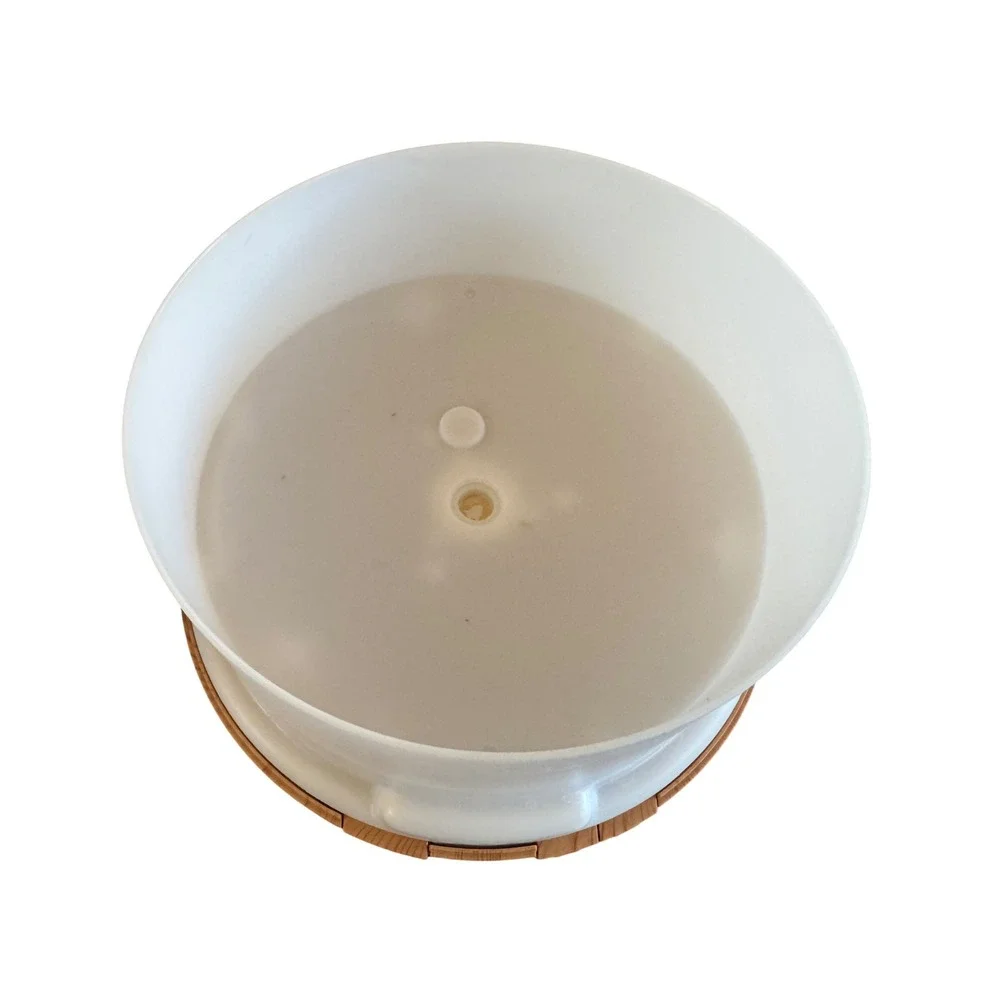Miserwe Aroma Diffuser Ultrasonic Humidifier Wood Grain White YX-168 7 Color LED